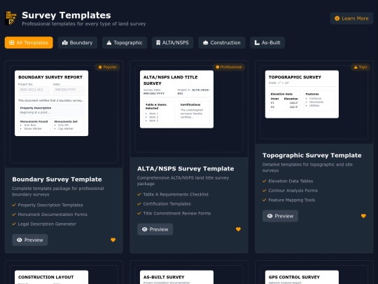 nsps/surveyor-templates screenshot