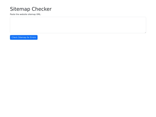opml/sitemapchecker screenshot