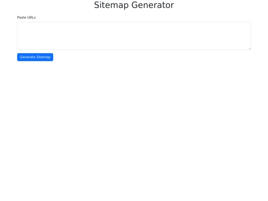 opml/sitemapgen screenshot