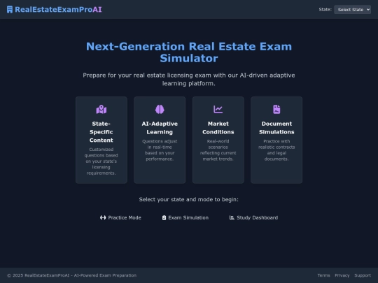 re/examsim screenshot