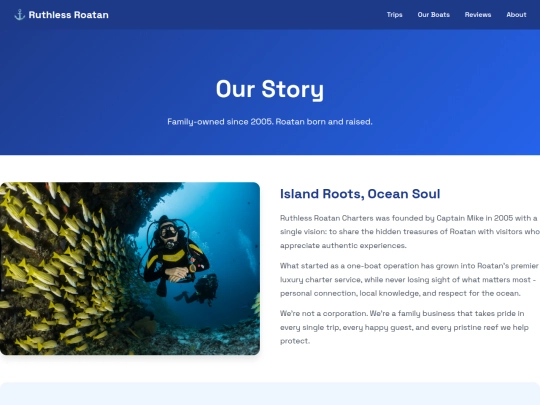 roatan/ruthless/about screenshot