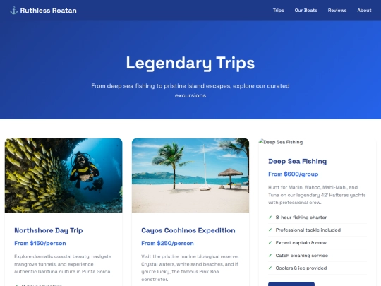 roatan/ruthless/trips screenshot