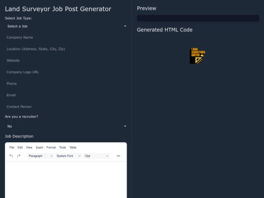 sidebar/jobposttemp screenshot