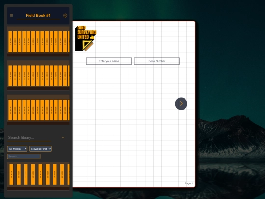 sims/digital-fieldbook screenshot