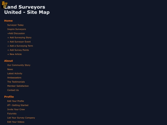 sitemap screenshot