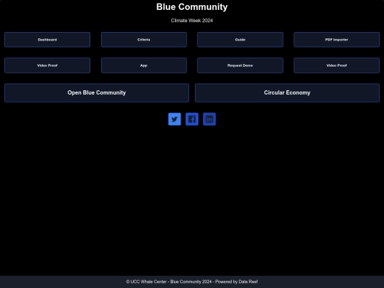 sustain/blue/climateweek screenshot