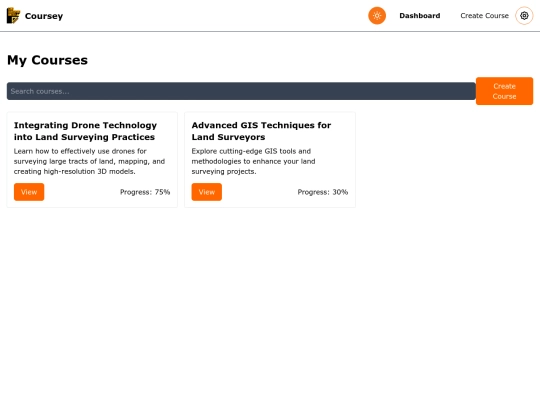 templates/coursegen screenshot
