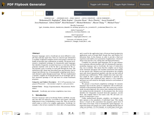 templates/flipbook screenshot
