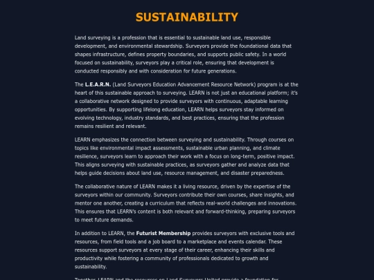 toools/chrisprojects/learndescriptions/sustainability screenshot