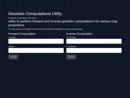 toools/geodeticcomputations screenshot
