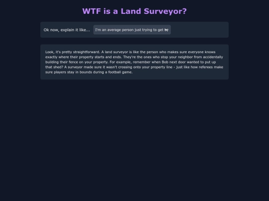 wtf/surveyor screenshot