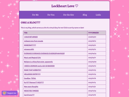 blog screenshot