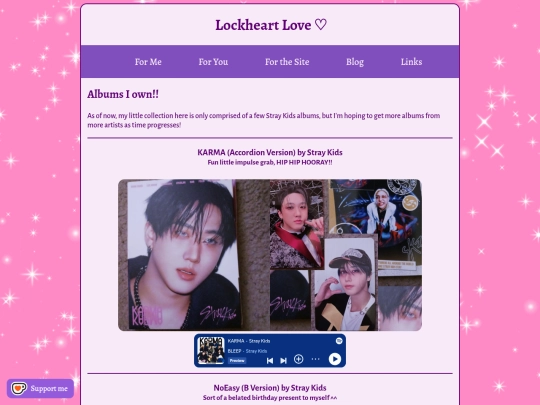 collections/albums screenshot