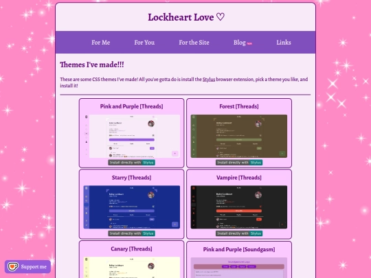 collections/themes screenshot