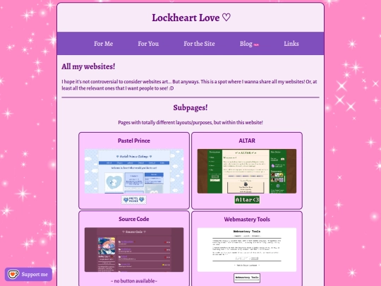 collections/websites screenshot
