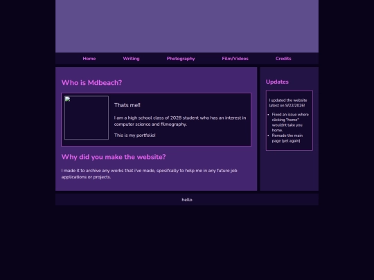 index screenshot
