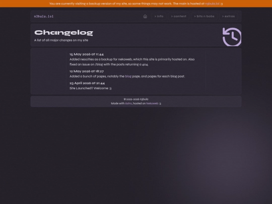 changelog screenshot