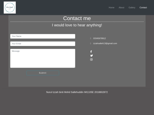 contact screenshot