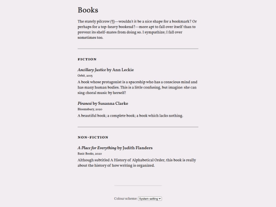 books screenshot