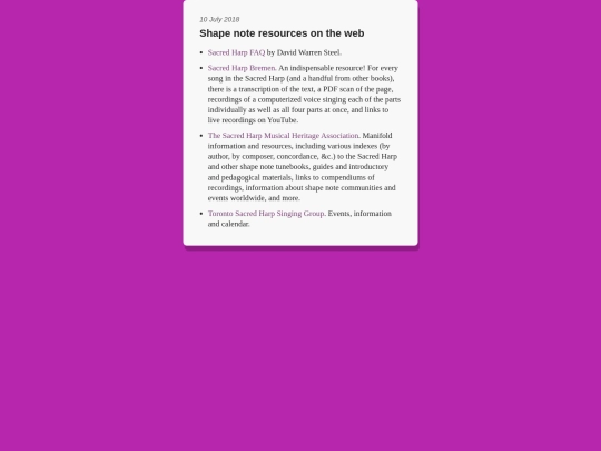 posts/shape-note-links screenshot