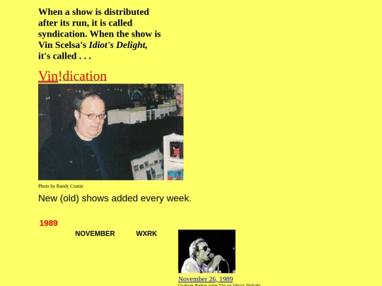 VINdication - 1989 screenshot