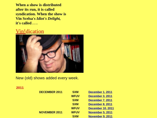 VINdication - 2011 screenshot