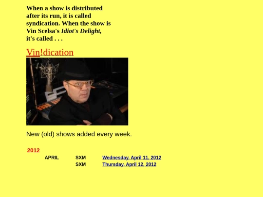 VINdication - 2012 screenshot