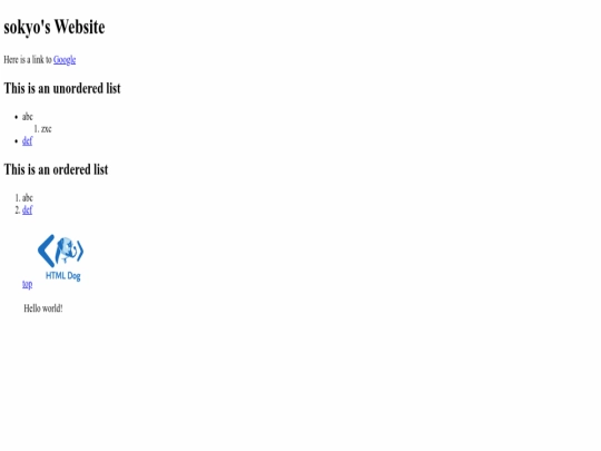 index screenshot