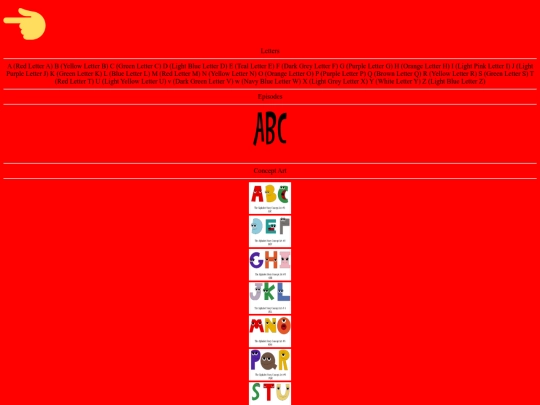 alphabet screenshot