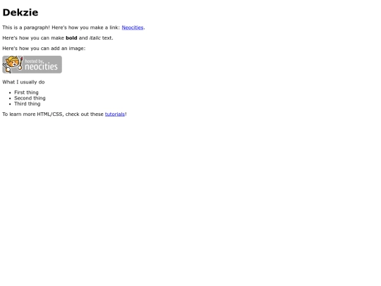 index screenshot