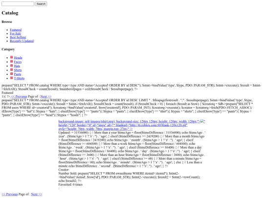 Catalog screenshot