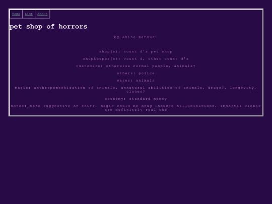 entries/petshop screenshot
