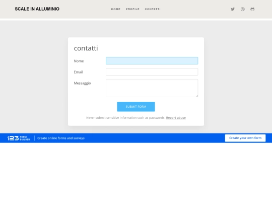 contatti screenshot