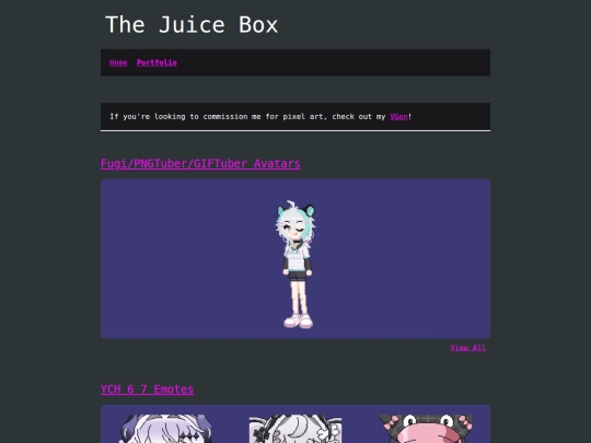 portfolio screenshot