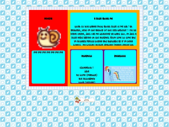 about-me screenshot