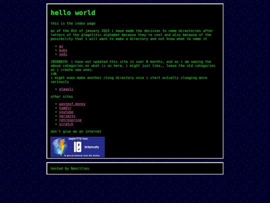 index screenshot
