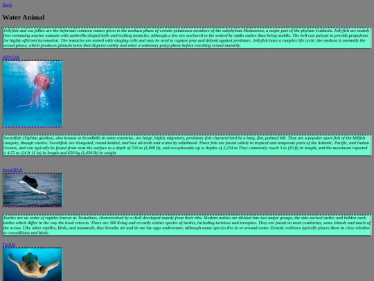 Water-Animals screenshot