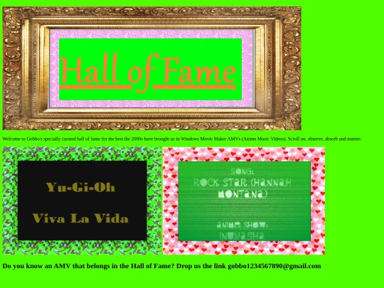 halloffame screenshot