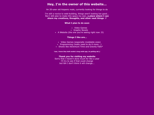 aboutme screenshot