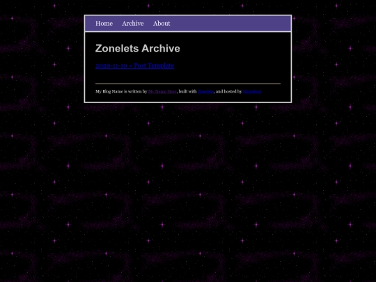 archive screenshot