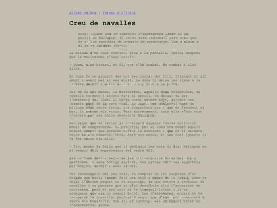 Relats/navalles screenshot
