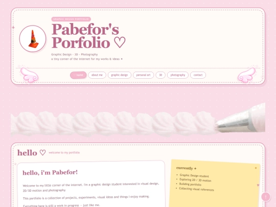 Pabefor_Portfolio index screenshot