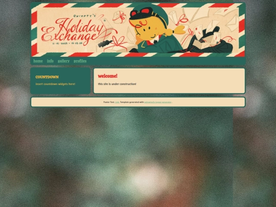 holiday exchange/home screenshot