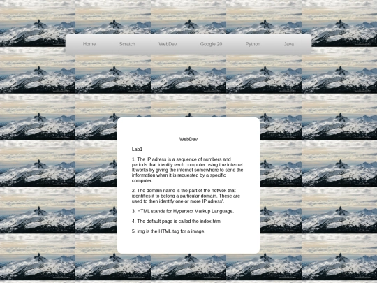 WebDev/webDevLab1 screenshot