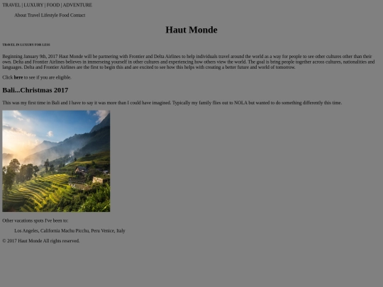 index screenshot