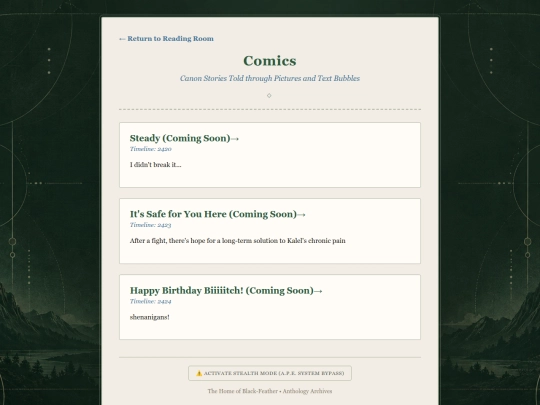 Comics screenshot