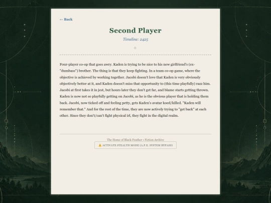Second-Player screenshot