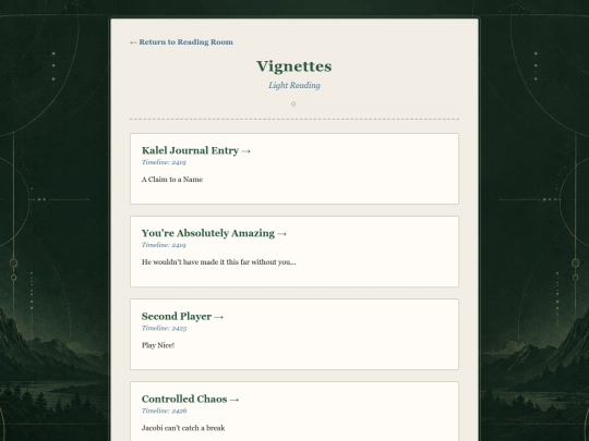 Vignettes screenshot
