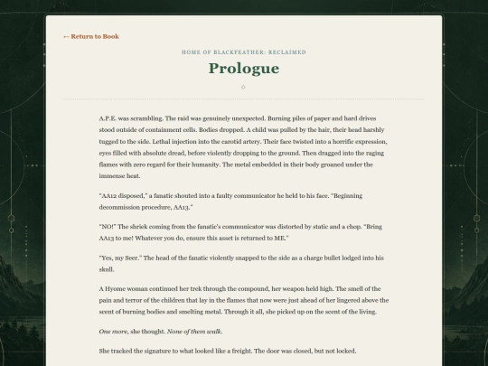 books/reclaimed/prologue screenshot