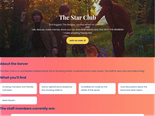 TheStarClub screenshot